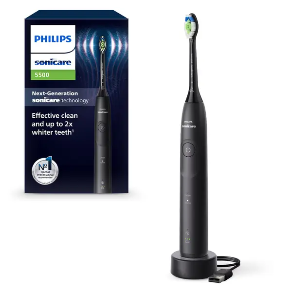 Periuta de dinti electrica Philips Sonicare HX7111 01, 62.000 miscari minut, autonomie 21 zile, 2 moduri periere, senzor presiune integrat, functia