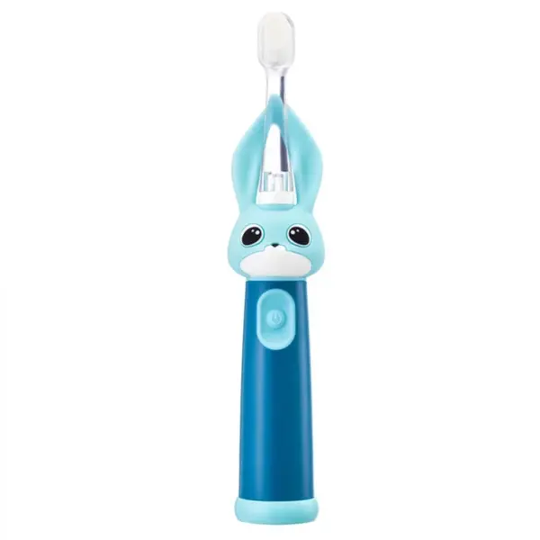 Periuta de dinti electrica Vitammy Bunny Light Blue, pentru copii 0-3 ani
