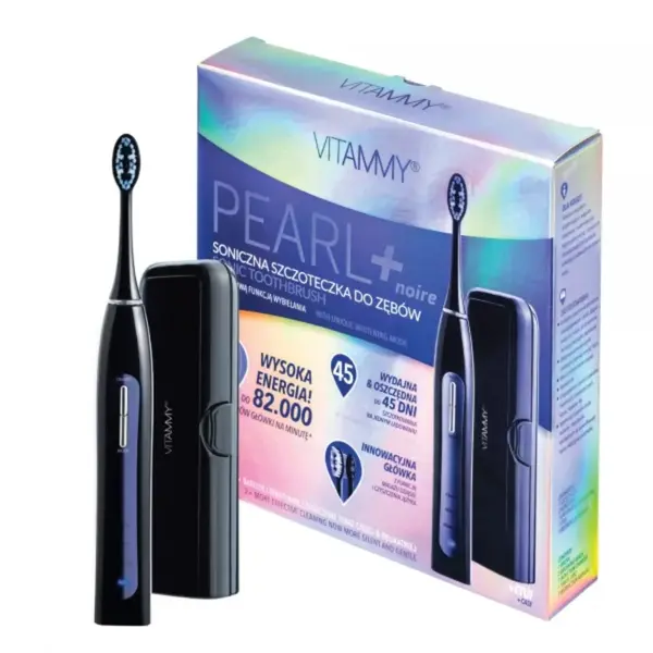 Periuta de dinti electrica VITAMMY Pearl+, Alb/ Negru - Alb