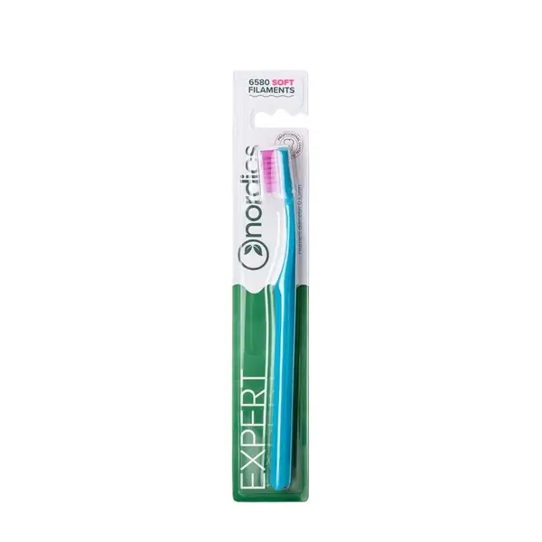 Periuta de dinti Expert Curve 6580 filamente - moale - turcoaz Nordics