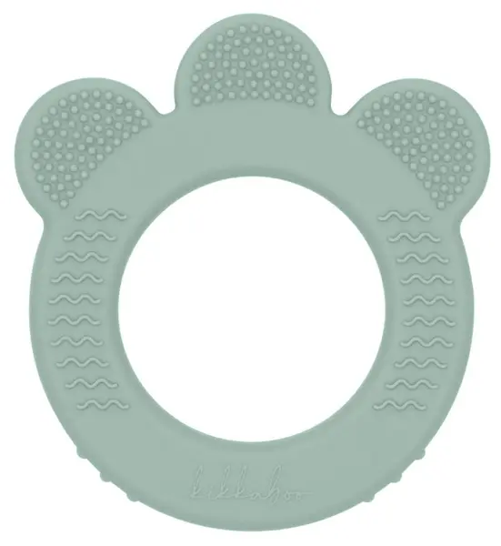 Periuţă de dinţi KikkaBoo Platinum Silicone - Sage