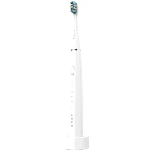 Periuta de dinti sonica electrica smart Aeno ADB0001S, 4 +8 moduri de curatare smart, incarcare wireless, 46000rpm, 90 de zile fara incarcare, IPX7, 3 capete de perie incluse, Alb