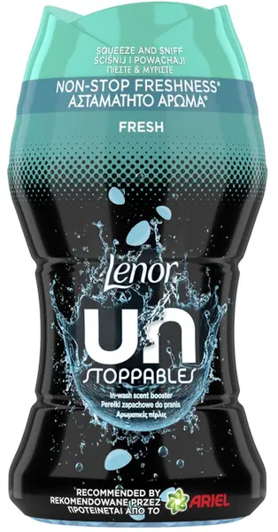 Perle parfumate pentru rufe Lenor - Unstoppables Fresh, 150 g