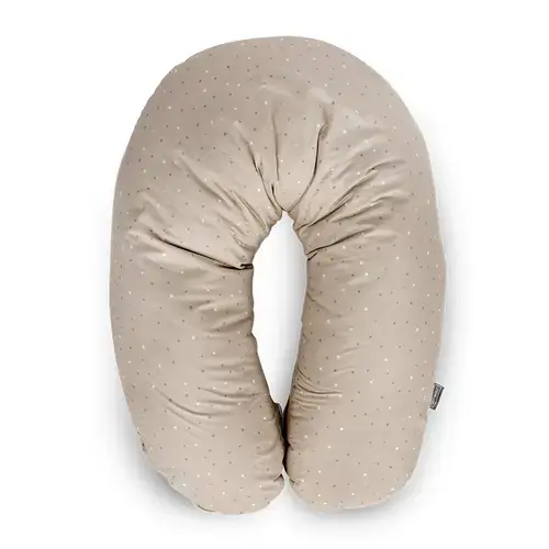 Perna alaptare Lorelli Beige Sky, 190 cm, husa 100% bumbac ranforce