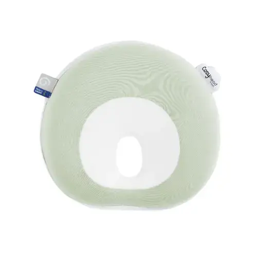 Perna anti-plagiocefalie Babymoov Cosyhead Fresh Sage Green, 24 x 22.5 x 4 cm