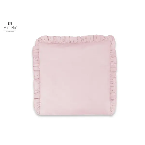 Perna clasica de dormit MimiNu cu husa detasabila din bumbac 40x40 cm Royal powder pink