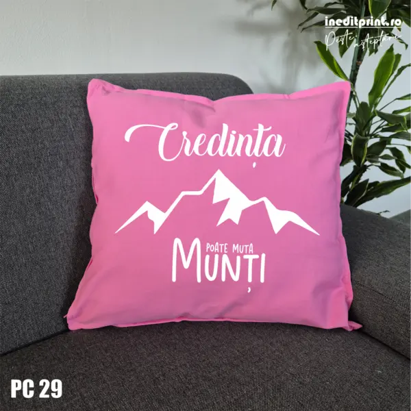 Perna Credinta poate muta munti PC29 Roz