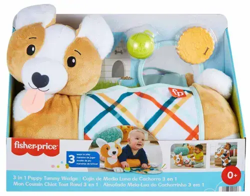 Perna de joaca pentru burtica 3 în 1 Fisher Price Puppy