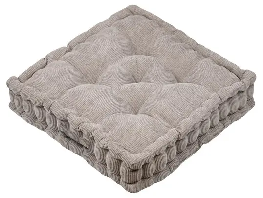 Pernă de podea STOF - Dandy, 45 x 45 x 10 cm, Taupe