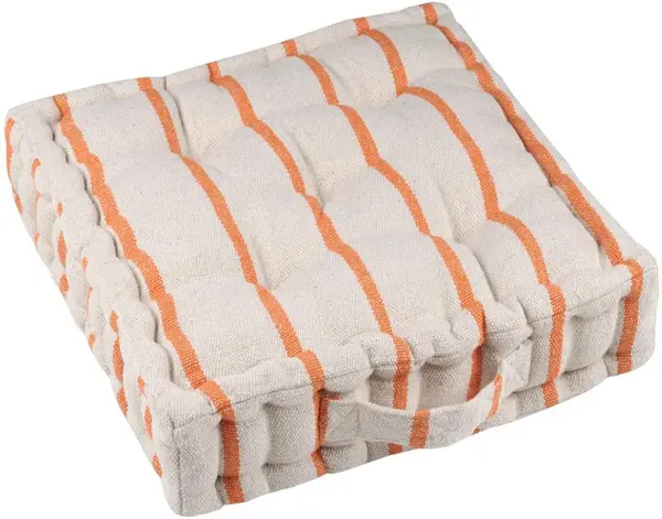 Pernă de podea STOF - St Trop, 45 x 45 x 10 cm, Coral