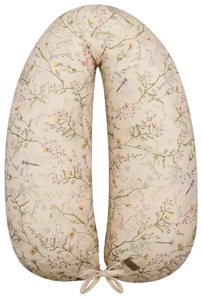 Pernă de sarcină KikkaBoo Secret Garden - Beige
