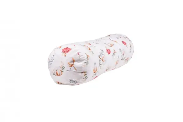 Perna de sprijin Jumbo model flori de bumbac 80 cm