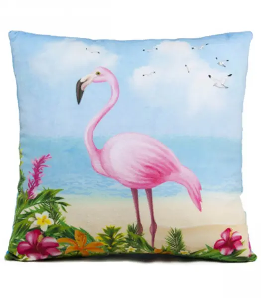 Perna decorativa Pasare Flamingo 36 cm
