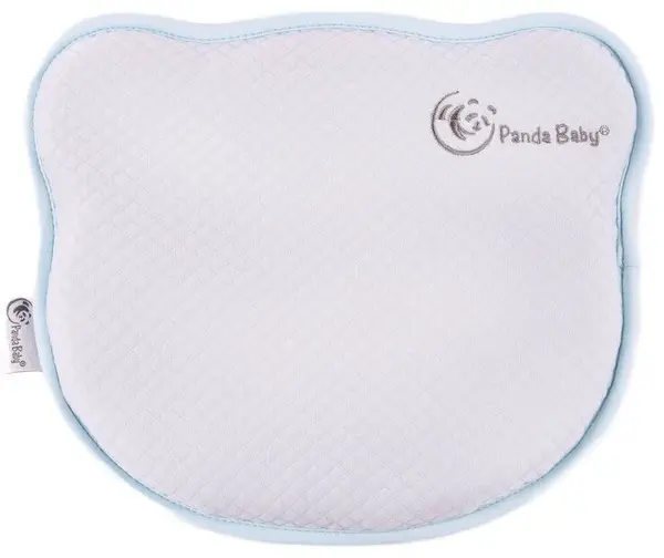 Pernă ergonomică pentru bebeluși Panda Baby - Pillow, albastru