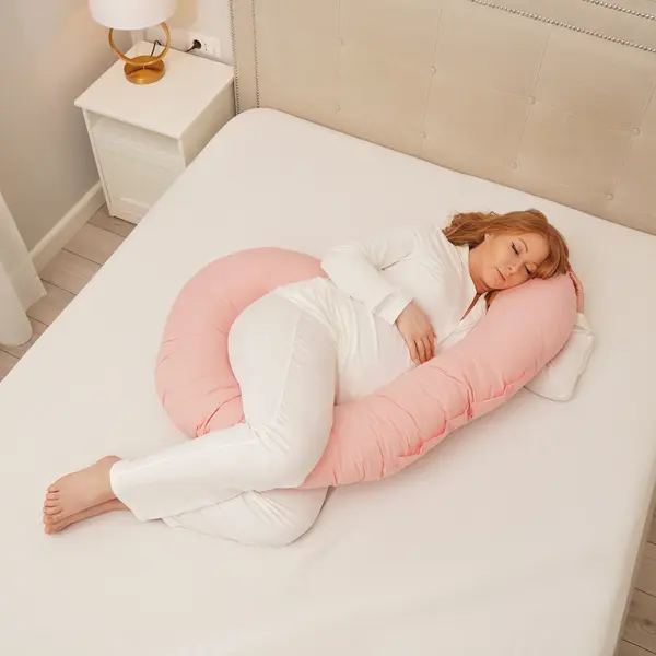 Pernă Gravide și Alăptat TWINDECO Petite Roz