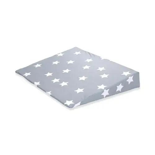 Perna inclinata antisufocare Lorelli Air Comfort Blue Grey Mist, 60 x 45 x 9 cm, husa detasabila si lavabila
