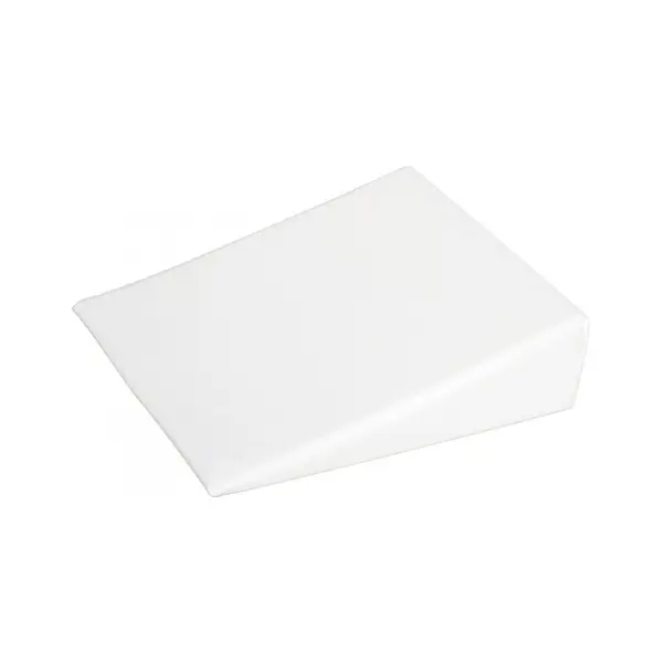 Perna inclinata, Bubaba, Antireflux, Cu husa din bumbac, 60 x 37 x 1,5-10 cm, Alba