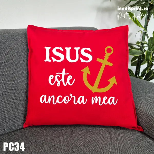 Perna Isus este ancora mea - PC34 Rosu