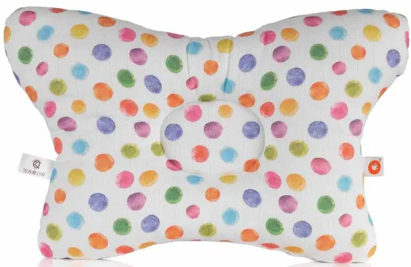 Pernă pentru bebeluşi Xkko - Watercolour Polka Dots