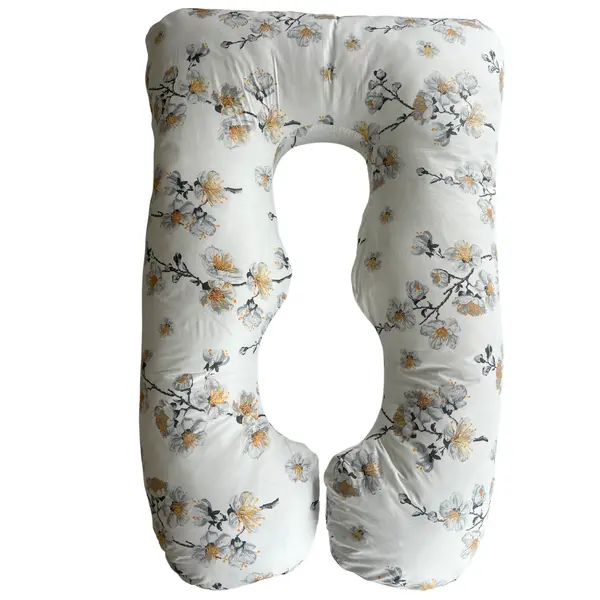 Pernă pentru Gravide 3 în 1 TWINDECO Maxim, 100% BUMBAC ORGANIC