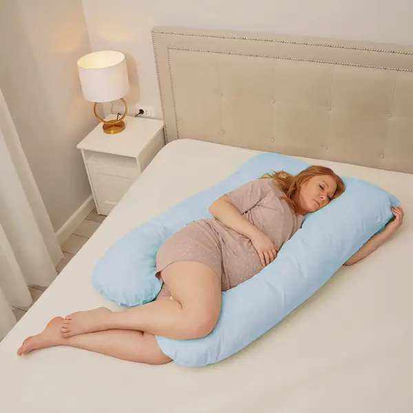 Pernă pentru Gravide 3 în 1 TWINDECO Maxim, 100% BUMBAC ORGANIC