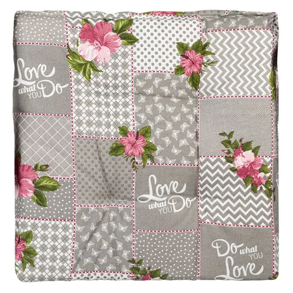Perna pentru scaun cu imprimeu floral,40x40 cm