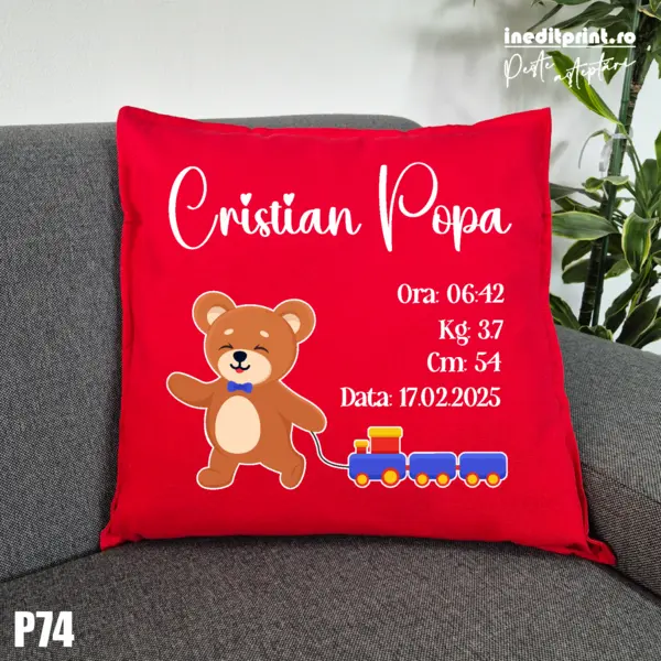 Perna Personalizata Baietei - P74 Rosu