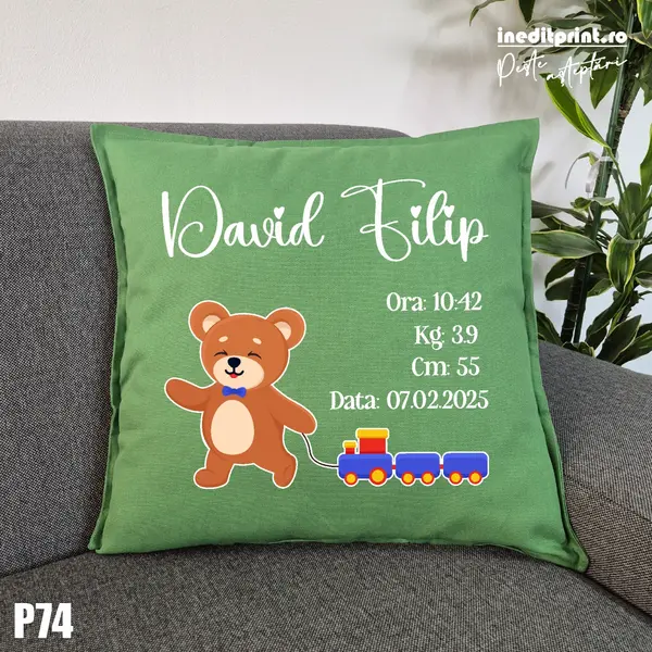 Perna Personalizata Baietei - P74 Verde