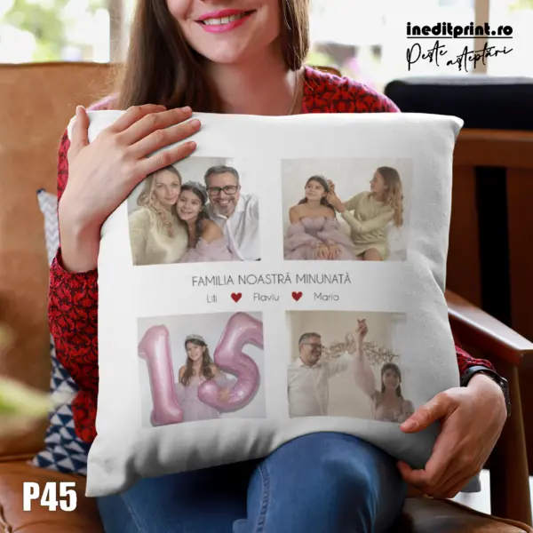 Perna Personalizata Familie P45