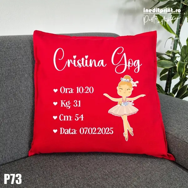 Perna Personalizata Fetite - P73 Rosu