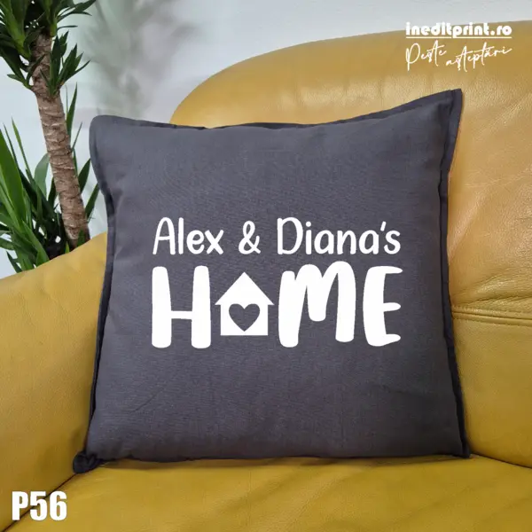 Perna Personalizata Home - P56 Gri
