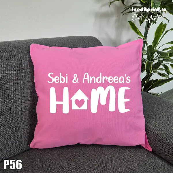 Perna Personalizata Home - P56 Roz
