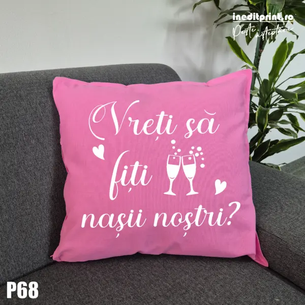 Perna Personalizata Nasi - P68 Roz