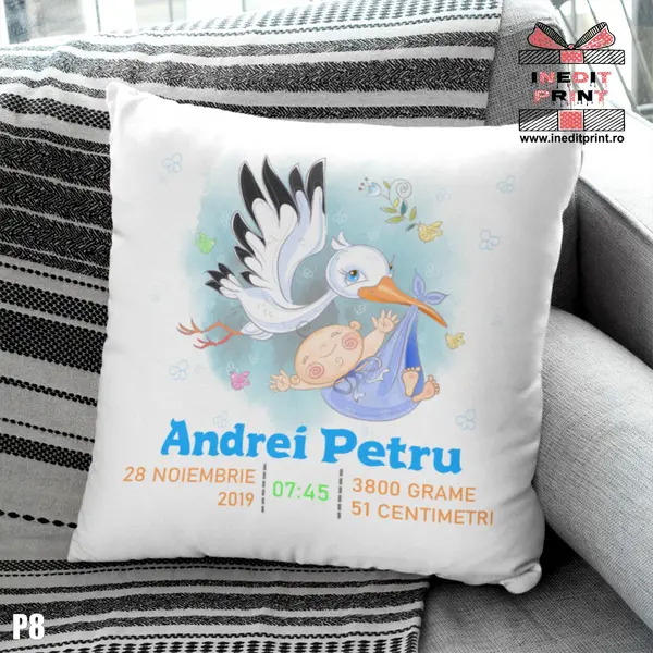 Perna Personalizata Newborn Baby Boy P8