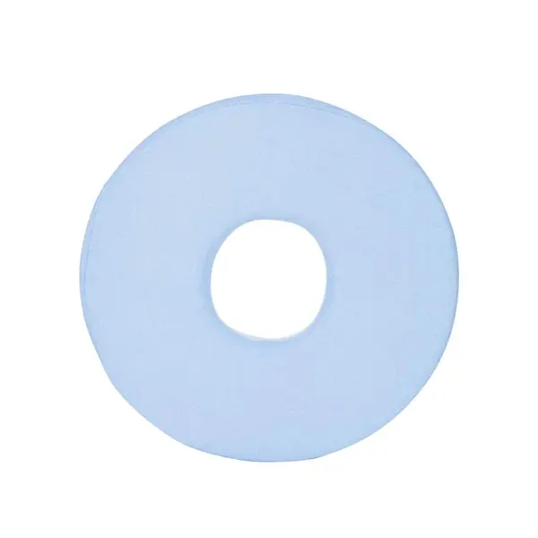 Perna Sanity standard, pentru prevenirea escarelor de decubit, din spuma de poliuretan, cu husa detasabila placuta la atingere, diametru 20 cm, Bleu