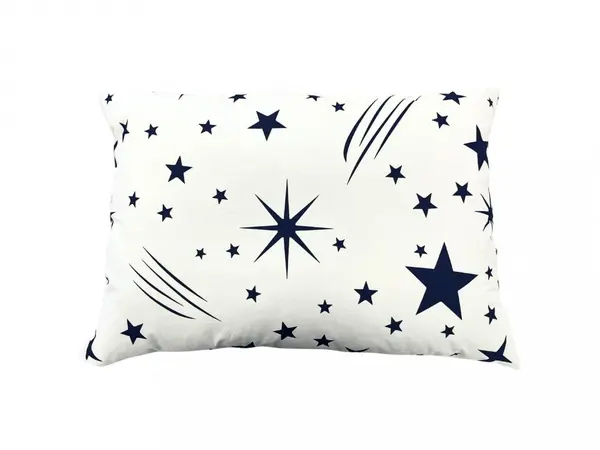 Perna Somnart din bumbac, model cu stelute, 50 x 70 cm