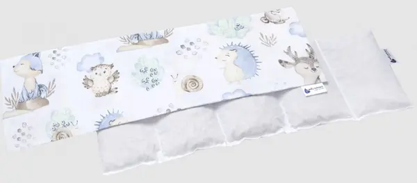 Pernuta anticolici Nichiduta umpluta cu samburi de cirese Blue Hedgehog 20x60 cm