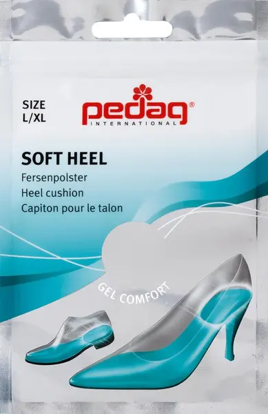 Pernuțe din gel pentru călcâi Pedag Soft Heel Art 176, mărimea L/XL