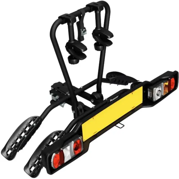 Peruzzo Suport pentru 2 biciclete, Peruzzo Siena 668E, compatibil cu biciclete electrice, cu prindere pe carligul de remorcare, Negru