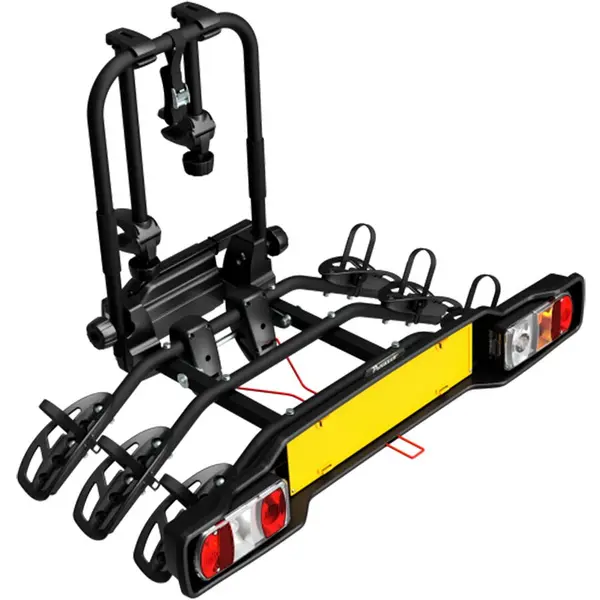 Peruzzo Suport pentru 3 biciclete, Peruzzo Parma 706/3, Negru, cu prindere pe carligul de remorcare, Negru