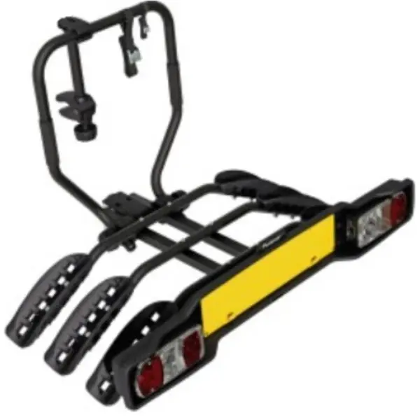 Peruzzo Suport pentru 3 biciclete, Peruzzo Siena 669/3N, cu prindere pe carligul de remorcare, Negru