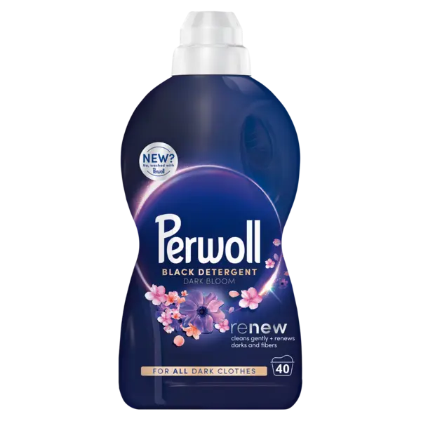 Perwoll Detergent lichid, 2L, 40 spalari, Renew Dark Bloom