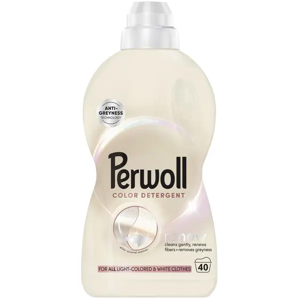 Perwoll Detergent lichid, 2L, 40 spalari, Renew Light Colors
