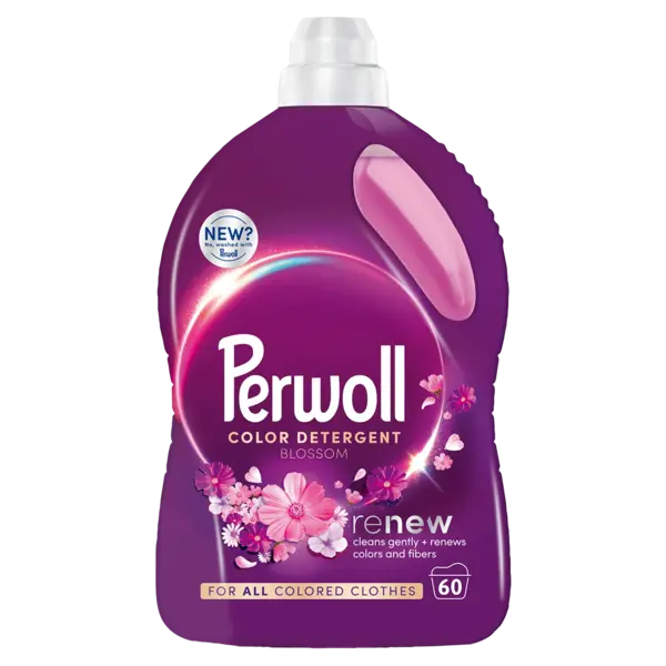 Perwoll Detergent lichid, 3L, 60 spalari, Renew Blossom
