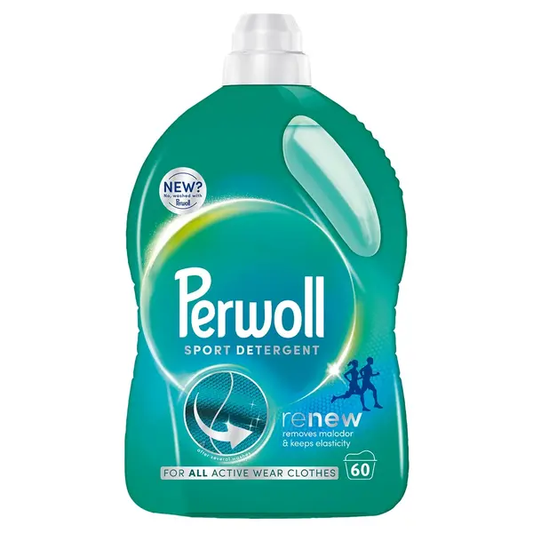 Perwoll Detergent lichid, 3L, 60 spalari, Renew Sport