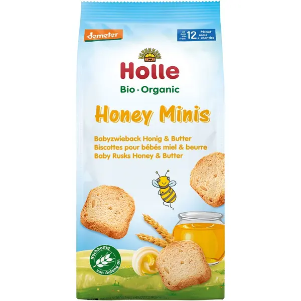 Pesmeti cu miere si unt pentru copii 1 an, eco - 100 g