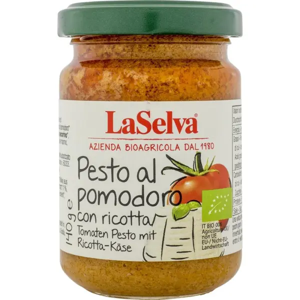 Pesto rosso cu ricotta, eco - 140 g