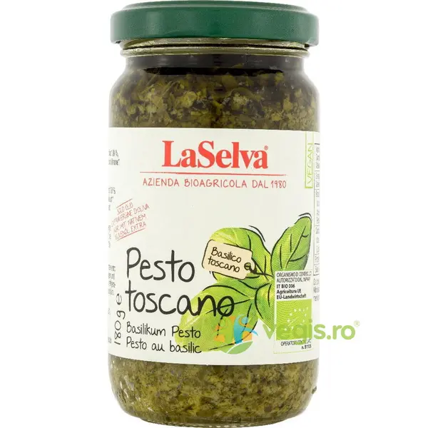 Pesto Toscano cu Busuioc Ecologic/Bio 180g