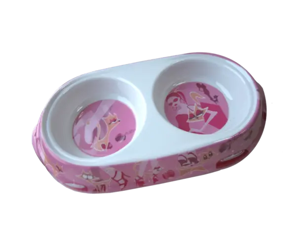 Pet Expert Castron Melamina Glamour Pink 2x150 ml 8034