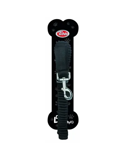 PET NOVA Lesa caini elastica BUNGEE 120-180cm/2.5 cm negru